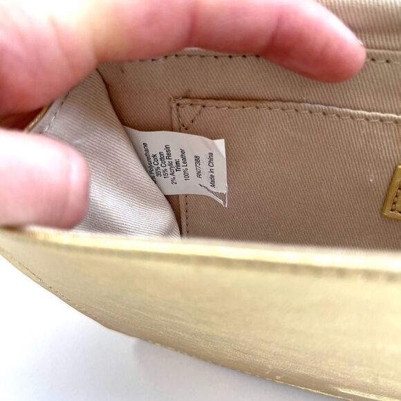 J Crew 100 % Leather lining mini Hand Held Bag - Picture 8 of 11